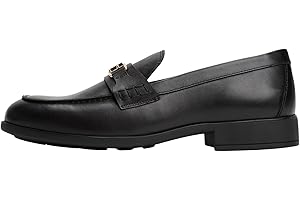 Tommy Hilfiger Donna Mocassini Logo Leather Loafer in Pelle