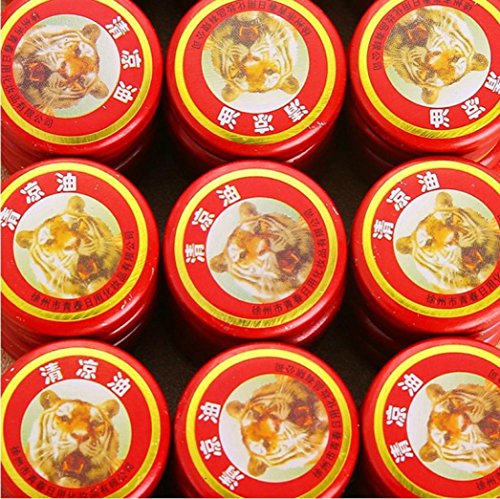 WalshK 10pcs Tiger Balsam-Öl QingLiangYou Kopfschmerzen carsickness Juckreiz Relief-Salbe - 7