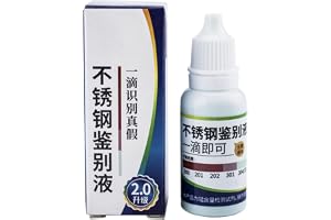 Stainless Steel Test Liquid, Detection Reagent with Analysis Solution,15ml | Easy Analysis Formula Supports Fast Material Checking Convenient Drop Application For Hardware Workshop Maintenance