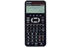 Sharp EL-W550XG - Calcolatrisce scientifica, colore: nero