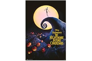 Grupo Erik Disney The Nightmare Before Christmas Poster - 36 x 24 inches / 91.5 x 61 cm - Shipped Rolled Up - Cool Posters