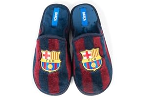 MARPEN SLIPPERS, Zapatillas de Casa de Invierno Oficiales del FC Barcelona de Fútbol para Hombre o Mujer