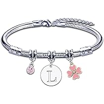 Diamday 3 Pièces Bracelet Femme Argent 925 Bracelet Or Argent