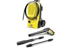 Kärcher K 5 Classic Pressure Washer, Pressure: max. 145 bar, Flow Rate: 500 l/h, Area Coverage: 40 m²/h, Water Filter, Weight: 5.6 kg, high-Pressure Hose and Gun, Dirt Blaster, Spray Lance