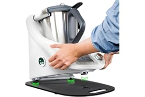 LYFEESIS Gleitbrett für Thermomix TM6 TM5, Gleitbrett Acryl Schnelles Bewegen Rollbrett für Thermomix Vorwerk Küchenmaschine TM6 / TM5 Zubehör, Gleitbrett mit sicherer Stand für Thermomix Unterlage Brett