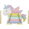Unicorn Wooden Xylophone - Kids Musical Percussion Instruments for 1 Year Olds, Toddler - Montessori Baby Musical Toys for Birthday, Christmas - Early Development & Activity Toys by Orange Tree Toys