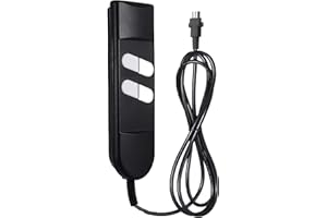 DeJivsin Controlador de Mano para sillón reclinable, Interruptor Manual con 4 Botones y 5 Pines, Control de Silla elevadora para sillas de Oficina Principal, Silla reclinable, Control Manual