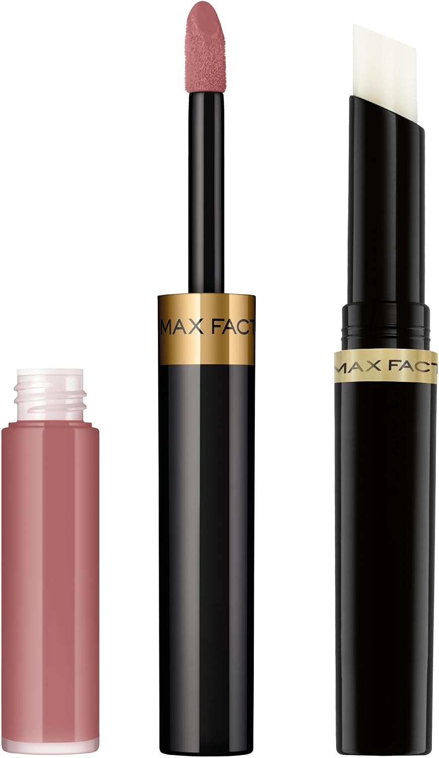 Max Factor LipFinity Lip Colour Lipstick Pintalabios, Tono 15 Ethereal - Paso 1: 2.3ml Paso 2: 1.9g
