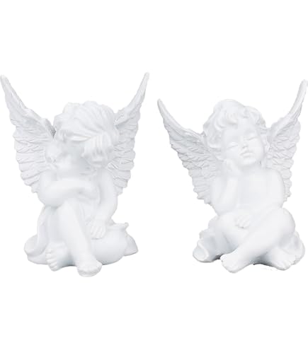 Angelo In Porcellana Rosenthal - 10.5 Cm - Bianco Opaco - Decorazione Elegante Per Casa - Foto 5