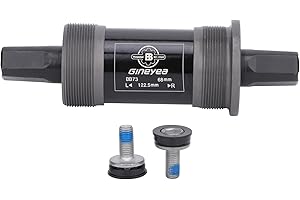 ENGWE MTB Bicycle Bottom Bracket Square Taper Bike Bottom Bracket for Mountain/MTB/Road/Fat Bike, Optional Square BSA 68mm x 110.5/113/118/120/122.5mm