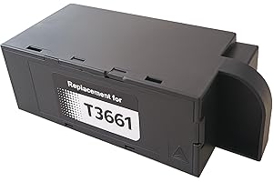 YOWELL 1 caja de mantenimiento T3661 compatible con Epson T3661 C13T366100 Maintenance Box adecuado para Expression Photo XP-8500 XP-8505 XP-8600 XP-15000 XP-6000 XP-6005 XP-6100 XP-970
