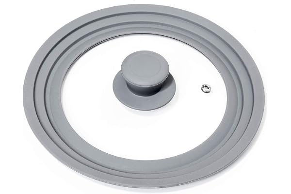 O-ishii Lidmaster - Couvercle Universel en Verre pour Poêles et Casseroles Ø 18, 20 ou 22 cm