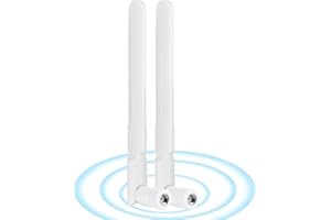 WODGREAT 2pcs Dual Band 4G LTE Antenne with SMA Female Connector 10dBi Network Antenna for WiFi Router Wireless Network Card USB Adapter Security IP Camera Video Surveillance Monitor