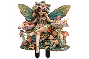 iSpchen Figurines de Fées Miniatures, Jardin Miniatures Fées Mini Figurine De Jardin Fées Ornements Jardin Extérieur Décor Statue de Fée Statue Accessoires pour Pot de Fleurs Décoration