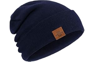 Wmcaps Cappello Uomo Invernale Berretto Uomo in Maglia, Regali per Donna e Uomo a Natale, Unisex Beanie Invernale Cappelli per Sci/Bici/Moto