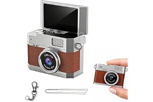 Cason 720P Mini Keychain Camera, Portable Pocket Digital Camera with Retro Filters & Screen, Tiny HD Video Recorder for Phone Transfer, Travel, Kids and Gifts