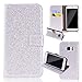 Produktbild Samsung Galaxy S8 Glitzer Hülle,Samsung S8 Leder Hülle,Schutzhülle für Samsung Galaxy S8 Leder Wallet Tasche Brieftasche Flip Schutz Etui Schale,Cool 3D Bling Glitter Diamant Musterg Ledertasche Slim Retro Leder Bookstyle Handyhülle Tasche Wallet Case Handytasche mit Standfunktion Karteneinschub und Magnetverschluss Flip Etui Tasche für Samsung S8