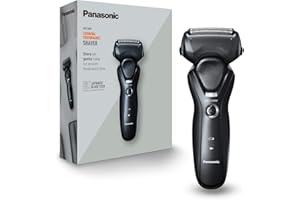 Panasonic ES-RT37 Wet and Dry Rechargeable Electric 3-Blade Shaver for Men (100-240 V)
