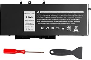 PASUKTER 68Wh GJKNX Laptop Akku für Dell Latitude 5480 5580 5280 5288 5490 5490-TD70X 5491 5495 5580 5590 E5280 E5288 E5480 E5580 Serie