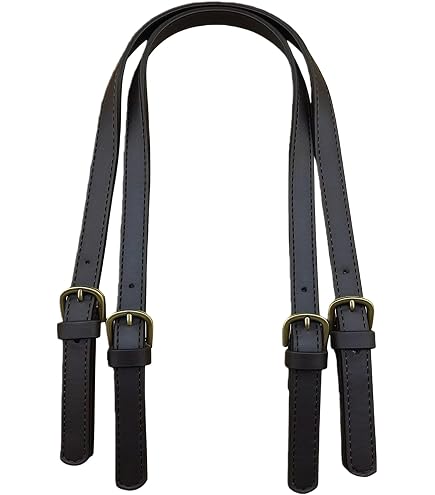 Sangle En Cuir Noir London Fog Avec Boucle Réglable - Pour Sac à Dos Ou Accessoire, Neuve
