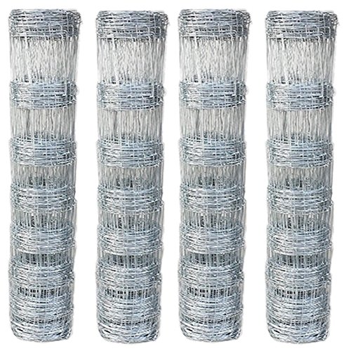 Wildzaun 50m 125cm Forstzaun Weidezaun Maschendraht Drahtzaun Knotengeflecht - 3