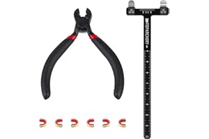 Sylanda Tir à l'arc Nocking Points Pince à Point Came en Forme de T Pince à Corde d'arc Accessoires d'arc pour Arc composé et recurve