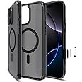 Spigen Ultra Hybrid T MagFit Case for iPhone 16 Pro Max [Camera Control Covered] [MagSafe Compatible] - Frost Black