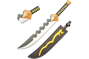 Eroberer Cosplay Sword of Anime The Seven Deadly Sins, Meliodas's Lost Bane Sword Cosplay not Metal Prop Green