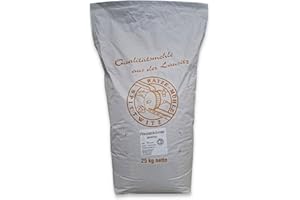 ‎ZANASTA Weizenkörner 25kg von Rätze-Mühle gereinigte ganze Körner von regionalem, naturbelassenem Weizen