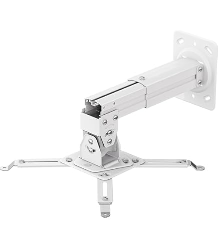myWall H16-5WL Wandhalter für Beamer weiß