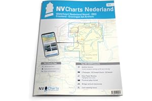 NV CHARTS NV Atlas Nederland NL 6 mit App Lizenz- Binnenkarte Niederlande Nord - Friesland bis Arnhem