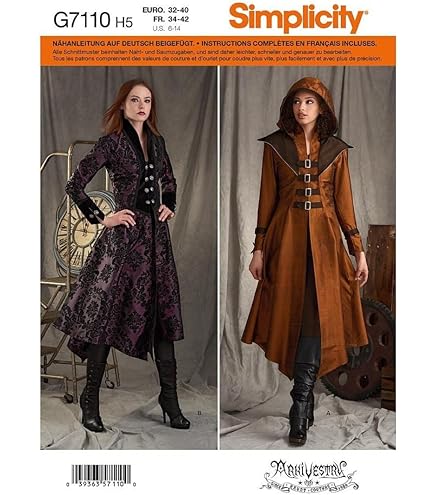 Patron Simplicity 2172.R5 - Déguisement Costume robe historique