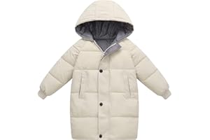 amropi Abrigo para Niño Niña Chaqueta con Capucha Caliente Invierno Ropa por 2-10 años