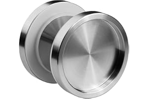 SOTECH 1 par Tiradores para puertas correderas JULIKA Ø 64 mm acero inoxidable cepillado para puertas de madera