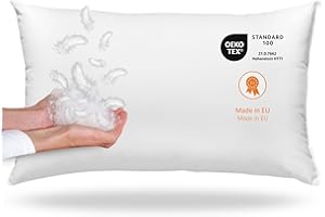 Sleepling poduszka z puchu i piór 40x60 cm, poduszka pod głowę, 100% puch i pióra, poduszka 40 x 60 cm, poszewka 100% bawełna, można prać, wyprodukowano w UE, Oeko-Tex