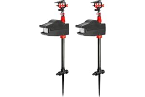 PestBye® Set of 2 Jet Spray Battery Operated Motion Activated Cat Scarer & Repellent - Animal Repellers
