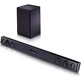 LG SQC2 Soundbar TV 300W, 2.1 Canali con Subwoofer Wireless, Soundbar Dolby Digital, Bluetooth, Ingresso Ottico, Ingresso AUX