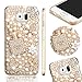 Produktbild Bling Bling Galaxy S6 Edge Hülle, MOMDAD Luxus Transparent Diamant Handmade Schutzhülle für Samsung Galaxy S6 Edge Glitzer Glänzend Handyhülle [ Blume Parfüm Perfume Pearl Perle] PC Hart Case Cover Crystal Strass Shining Handgefertigt Schutz Kratzfeste Stoßdämpfende Handy Tasche Schale Bumper - Diamond # 8