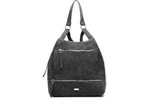 MISAKO Bolso mochila antirrobo de mujer - Mochila casual pequeña espaciosa