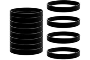 AJCOTAHM 12 Pieces Silicone Bracelets, Personalised Wristbands Colored Rubber Bracelets Solid Color Blank Wristbands Anti-Static Wristband Unisex for Games Party Favors Sports Teams Events