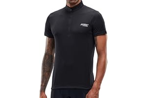 XGC Męska koszulka rowerowa z krótkim rękawem/długim rękawem, koszulka rowerowa, koszulka rowerowa, odzież rowerowa dla mężczyzn z elastycznym, oddychającym, szybkoschnącym materiałem