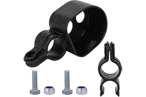 VIN BEAUTY Porte-canne, accessoires de déambulateur pour fauteuil roulant, support de canne pour fauteuil roulant, la plupart des marcheurs, scooters, aide à la mobilité des personnes âgées (avec vis assorties)