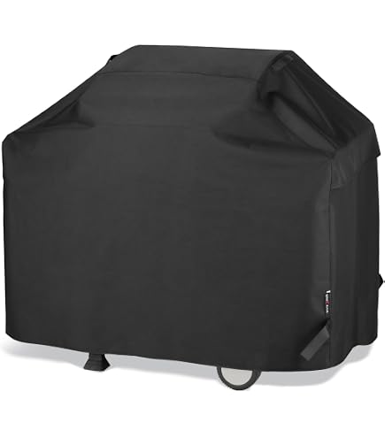 Gicov - Copertura per barbecue a gas, resistente, impermeabile, resistente ai raggi UV, alla polvere, allo sbiadimento, alle intemperie, adatta per griglie Weber, Brinkmann, Char Broil Nexgrill e