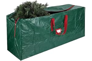 FIND A SPARE Extra-Large Christmas Tree Storage Bag Fits Up to 9ft Tree Heavy-Duty, Waterproof, Tear-Resistant Bag with Reinforced Handles & Dual Zippers Protects from Dust, Moisture & Damage (Green)