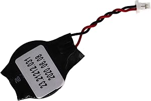 LeFix CMOS RTC BIOS - Batería de repuesto compatible con HP 820 G1 640 G1 CR2032 con conector de 2 pines, 2 cables, paso de 1,0 mm