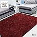 Produktbild Freie koreanische Seide Verschlüsselung Wohnzimmer rutschfeste saugfähigen Teppich Nachttisch schwimmende Fenster Matte 3 cm dick multicolor benutzerdefinierte Anpassung, 700MM x 1400MM, schwarz rot