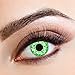 Produktbild aricona Farblinsen  Natürliche farbige Kontaktlinse Green Glitter   - Jahreslinsen für helle Augenfarben, ohne Stärke, Farblinsen als Modeaccessoire für den täglichen Gebrauch