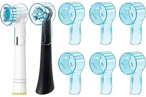 Kisstta Coprire la Testina Dello Spazzolino Elettrico Per OralB iO Serie - Copertura Protettiva per testine di spazzolino elettrico (Verde)