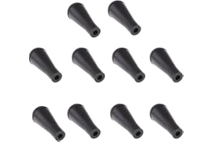 SGerste 10 Pieces Soft Rubber Arrowheads Safety Arrow Tips for Archery Hunting Game Practice 8mm