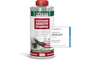 ‎MATHY MATHY-DropStop Dichtungs-Additiv (250 ml) - Öl-Additiv stoppt Ölverlust im Motor, Getriebe, Hinterachsen & Servolenkungen - regeneriert Dichtungen